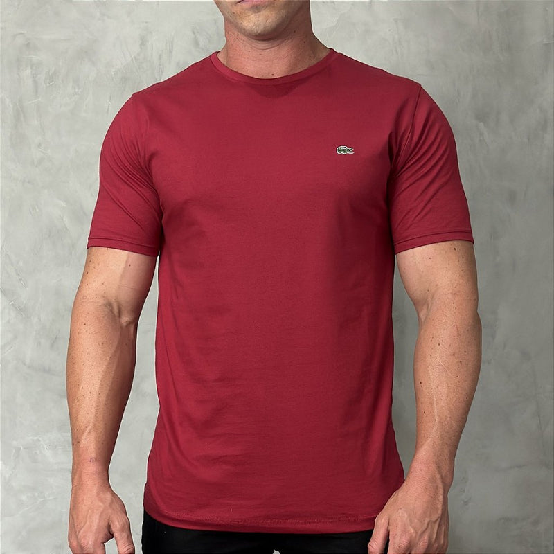 Camiseta Masculina Vinho - Lасоѕtе