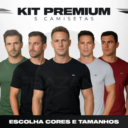 Kit 5 Camisetas Masculina - Lасоѕtе